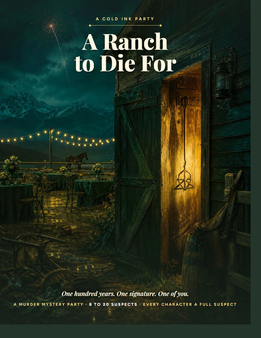 A Ranch to Die For cover